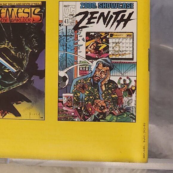 Judge Dredd: Law of Dredd #7 (1990) Quality Comics, Dinosaur, I am the Law - Picture 11 of 14